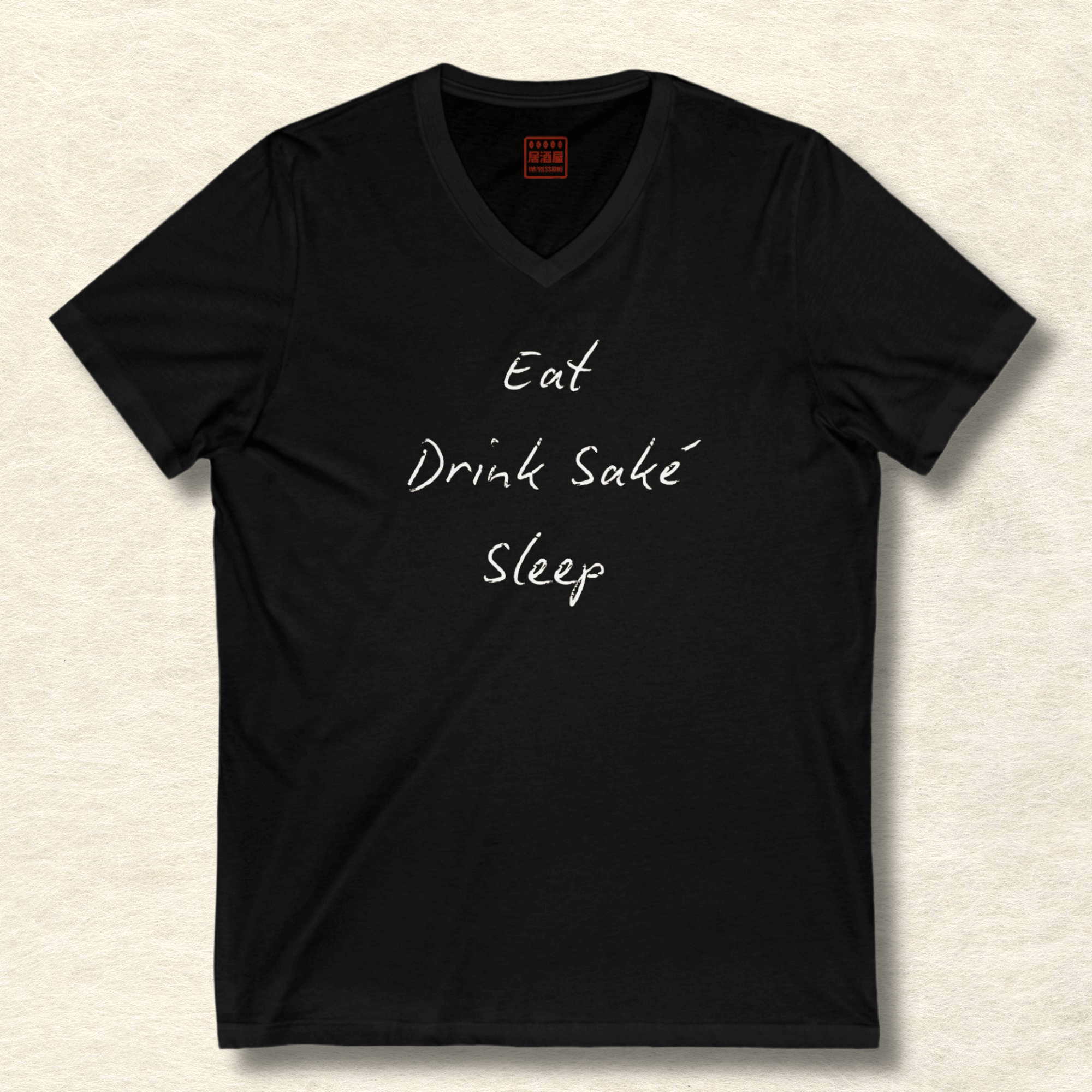 Eat, Drink Sake, Sleep V-Neck T-Shirt