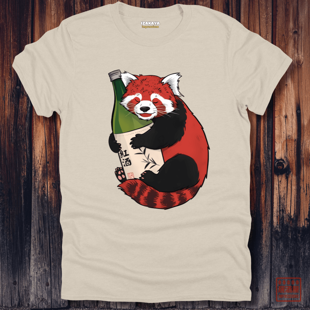 Sake Loving Red Panda T-Shirt