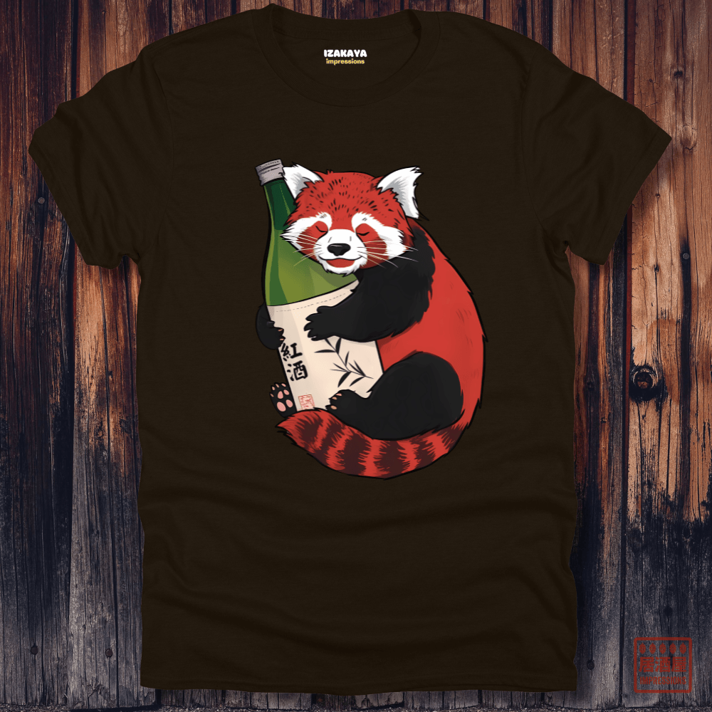 Sake Loving Red Panda T-Shirt