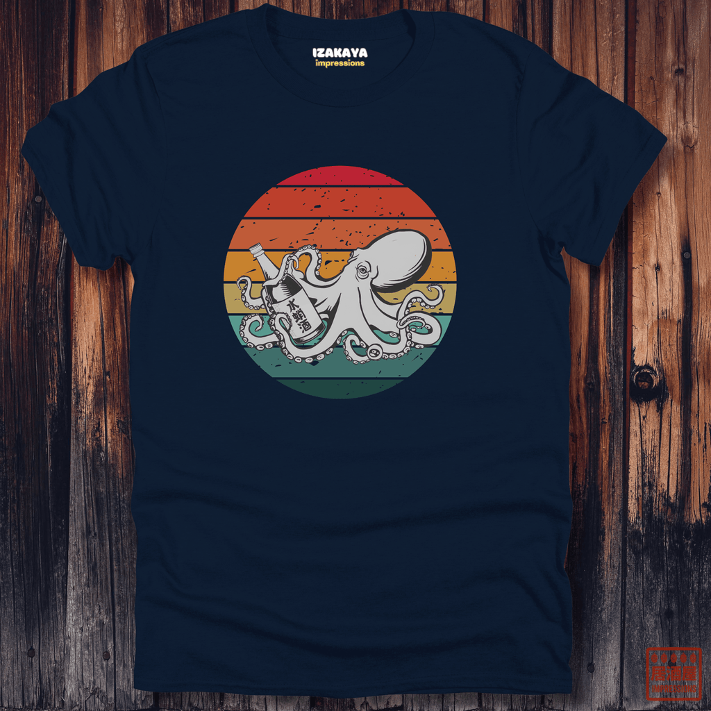 Sake Octopus Sunset T-Shirt