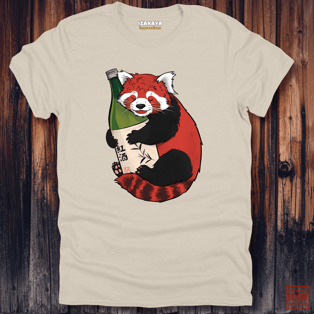 Sake Loving Red Panda T-Shirt