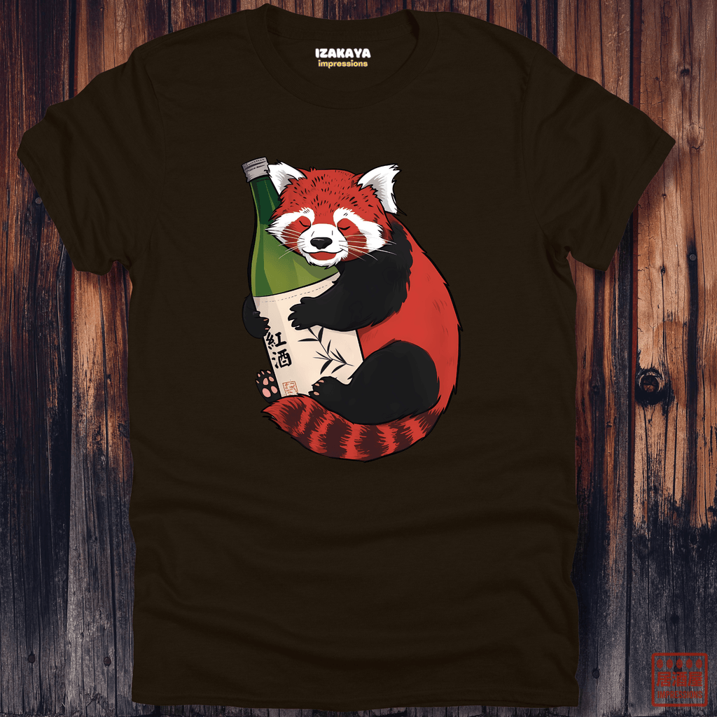Sake Loving Red Panda T-Shirt