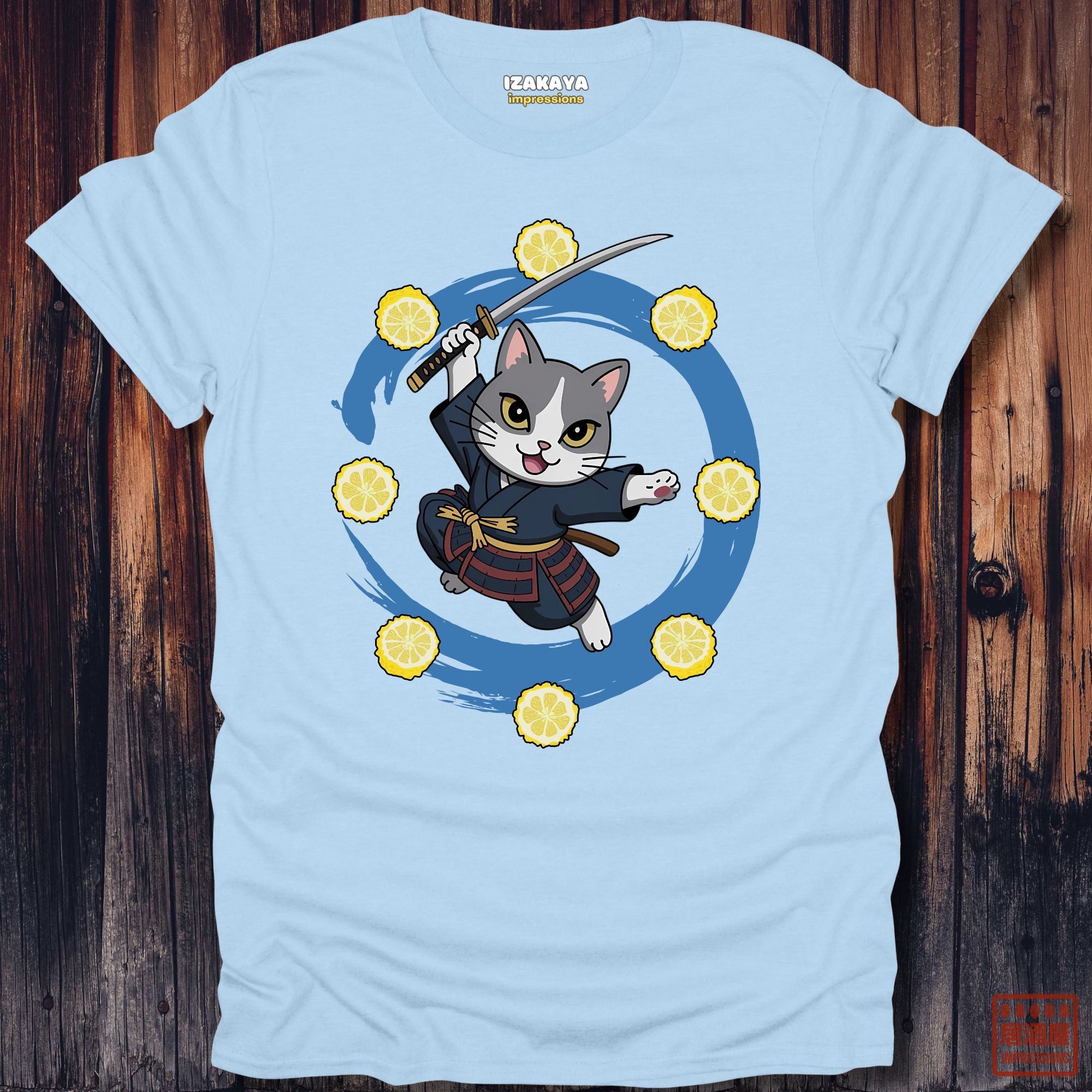 Yuzu Samurai Cat T-Shirt
