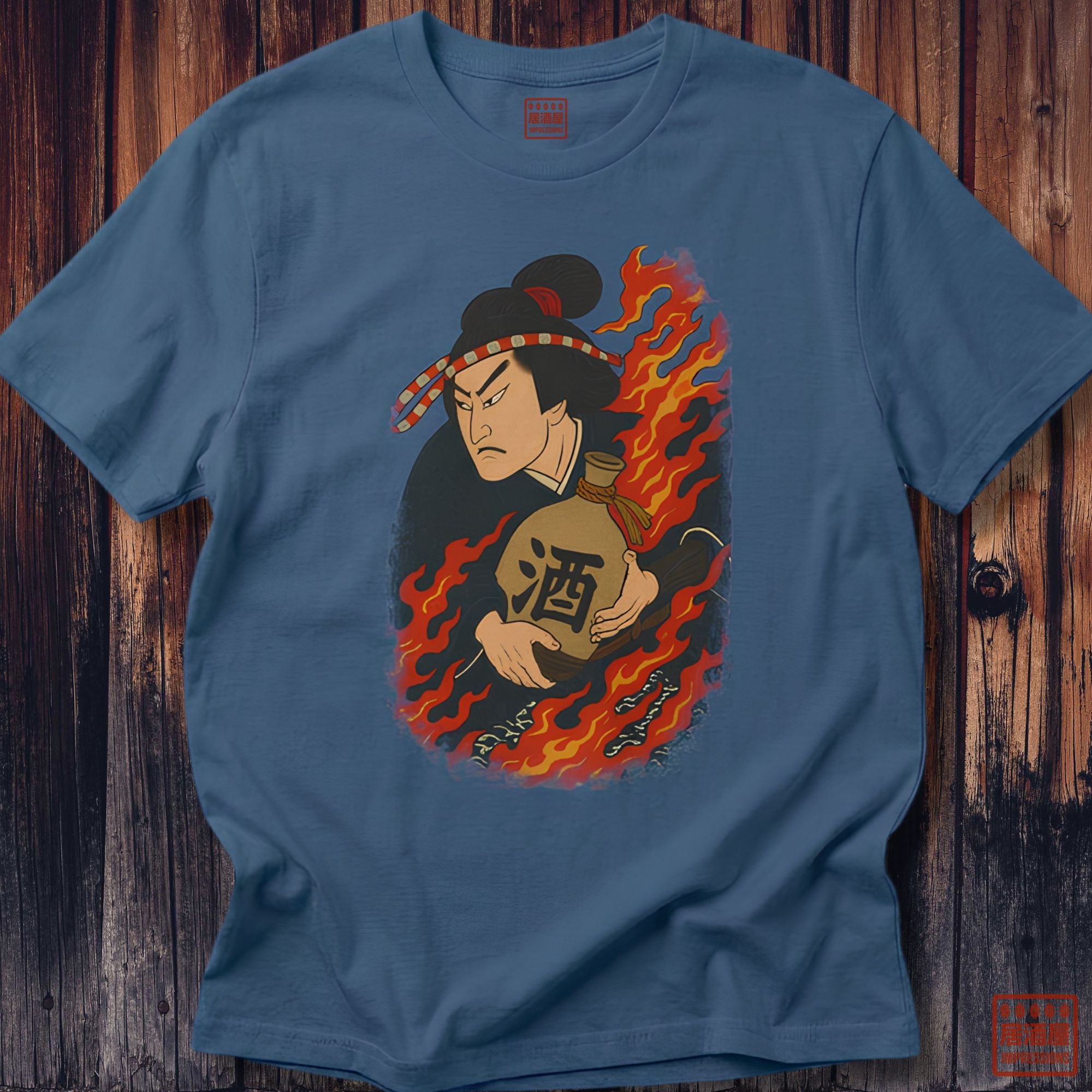 Vintage Edo Firefighter Sake T-Shirt