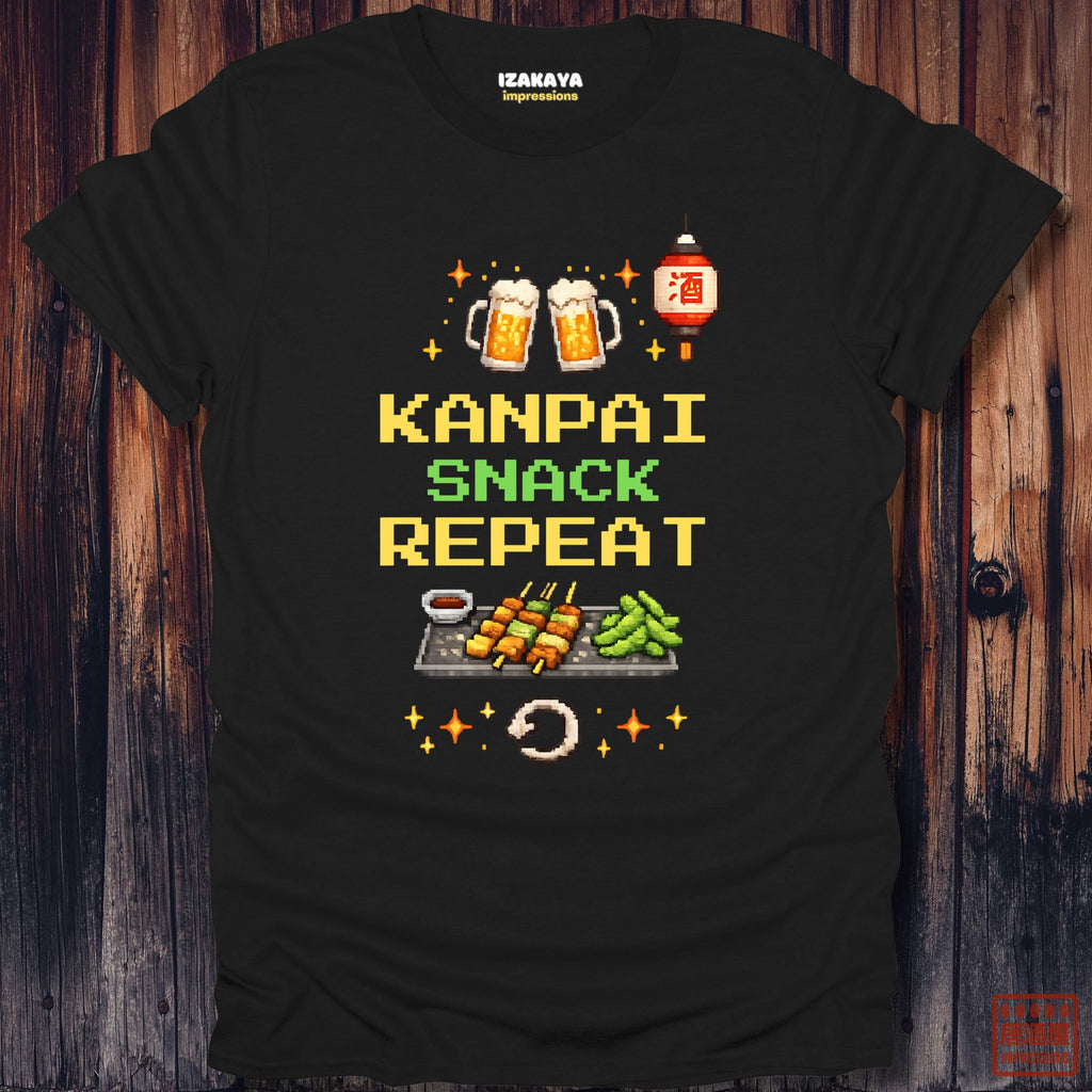 Kanpai Snack Repeat T-Shirt