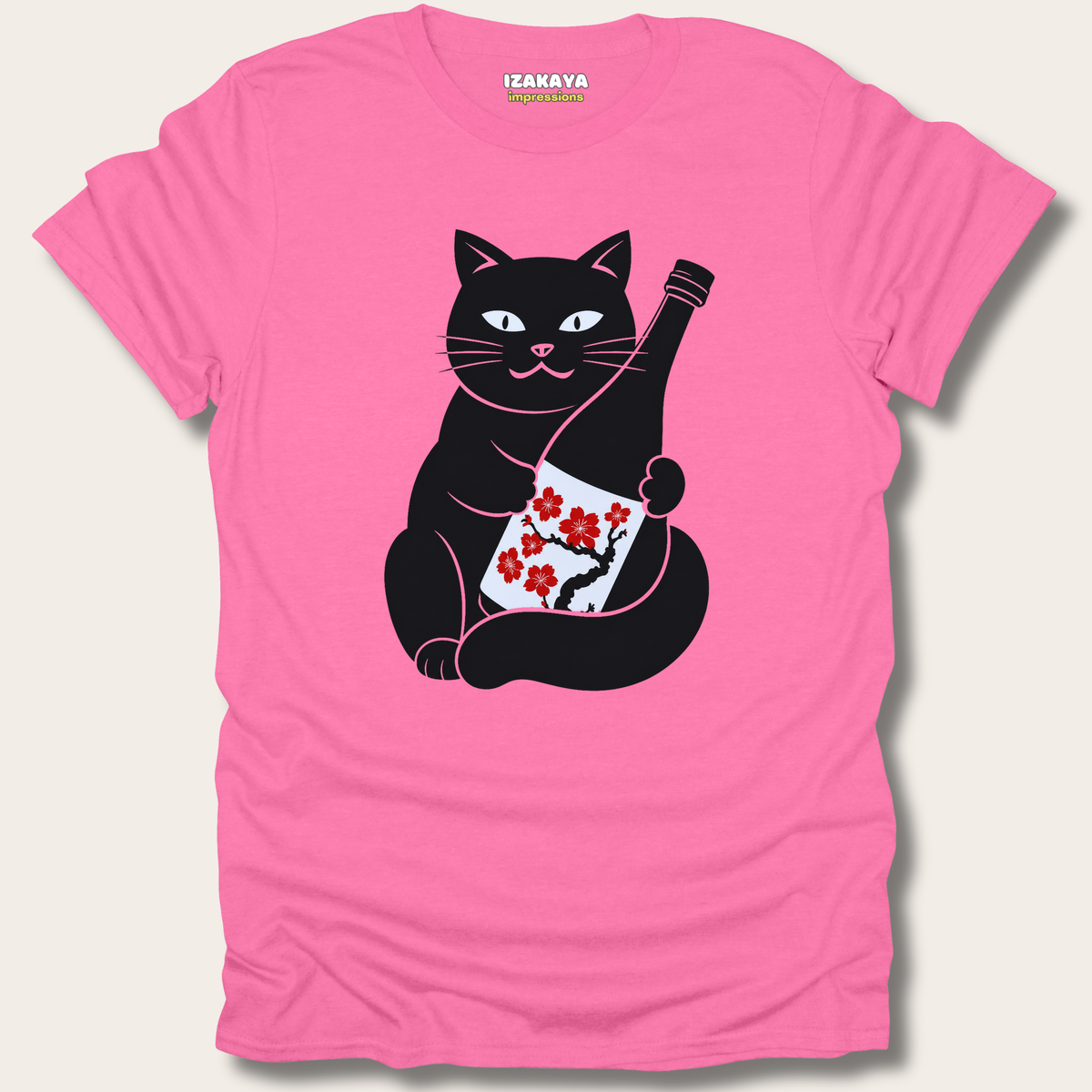 Sakura Sake Cat Tee