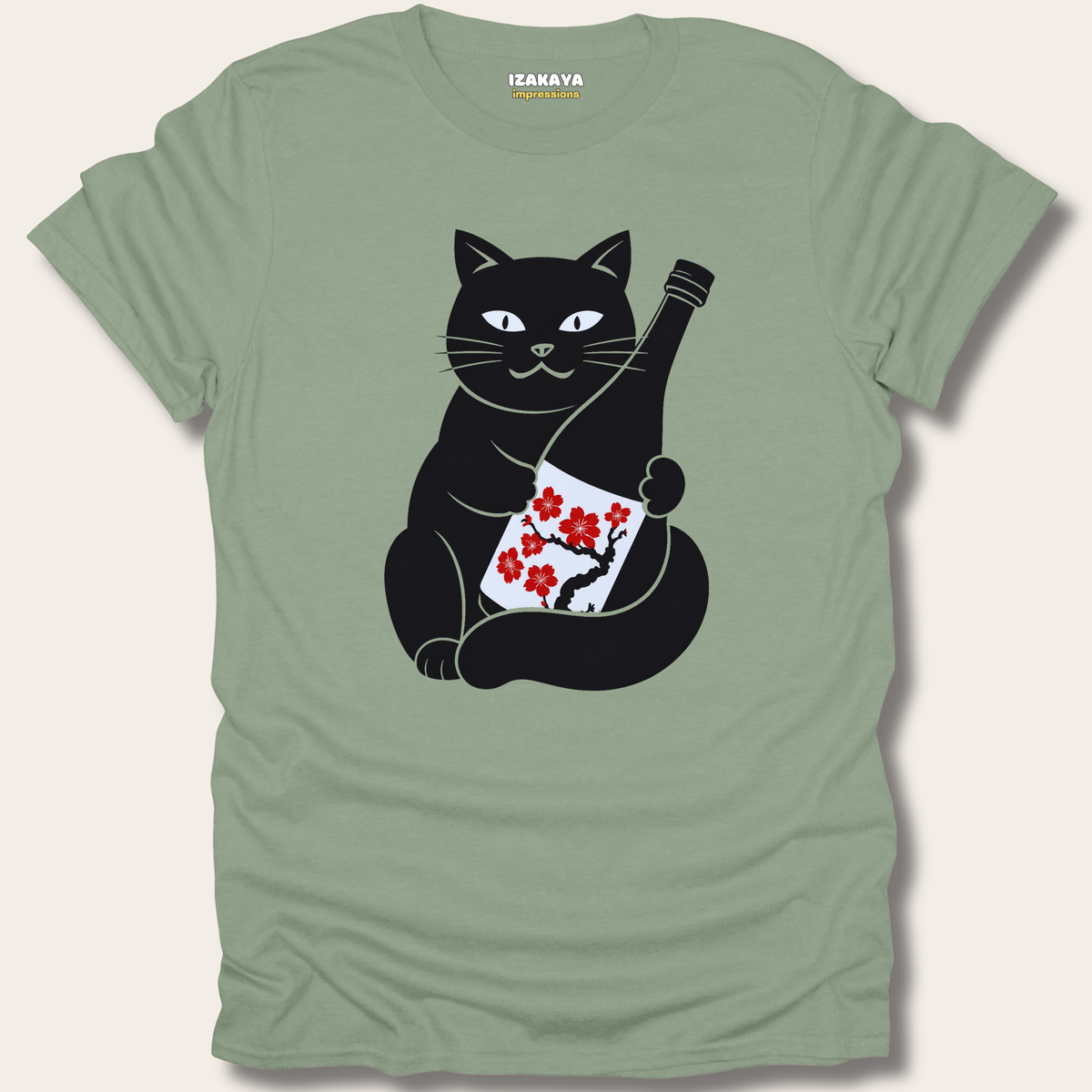 Sakura Sake Cat Tee