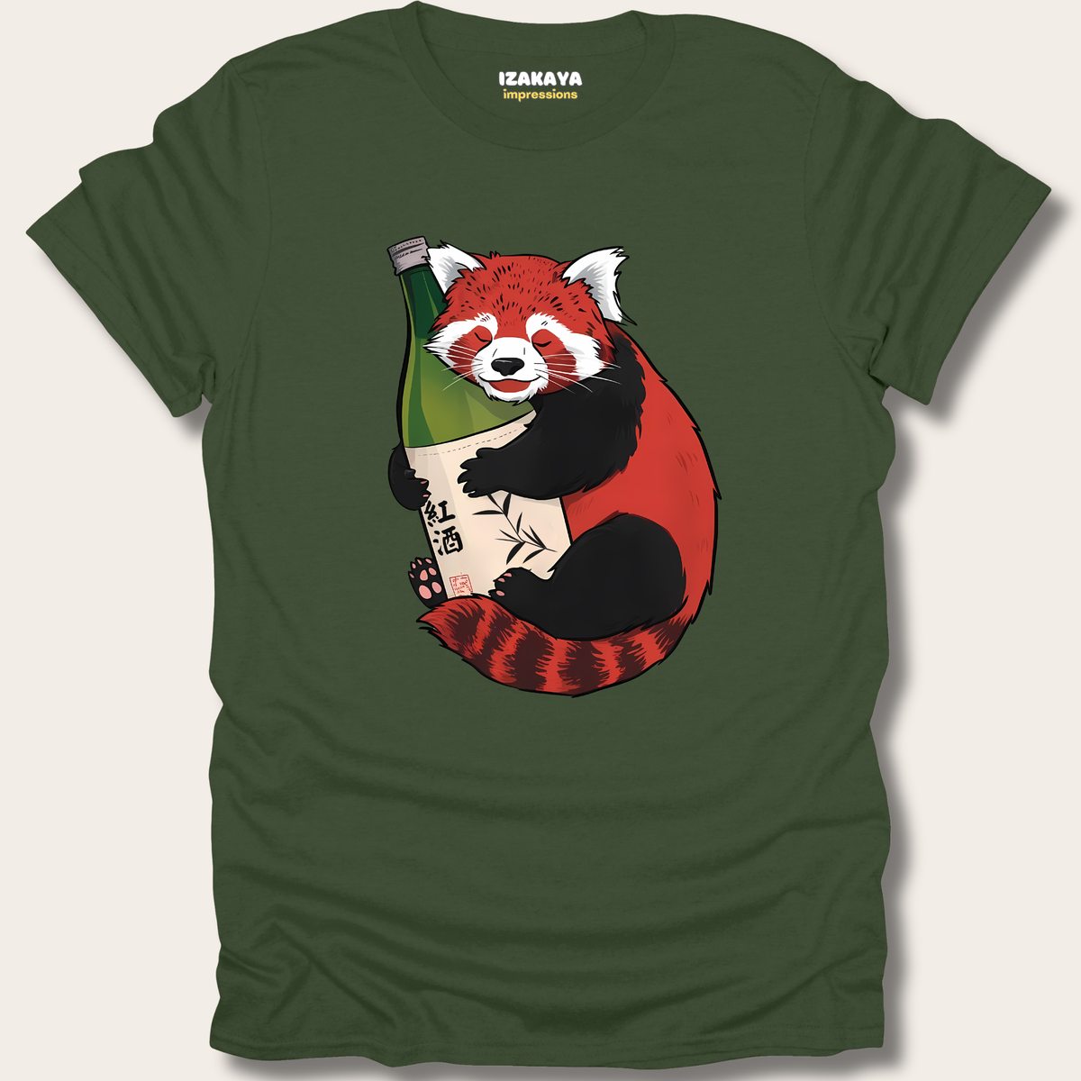 Sake Loving Red Panda Tee