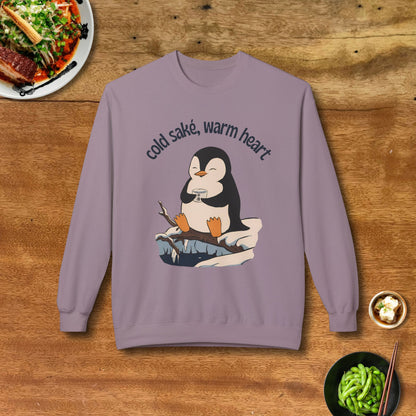 Cold Sake Penguin Sweatshirt