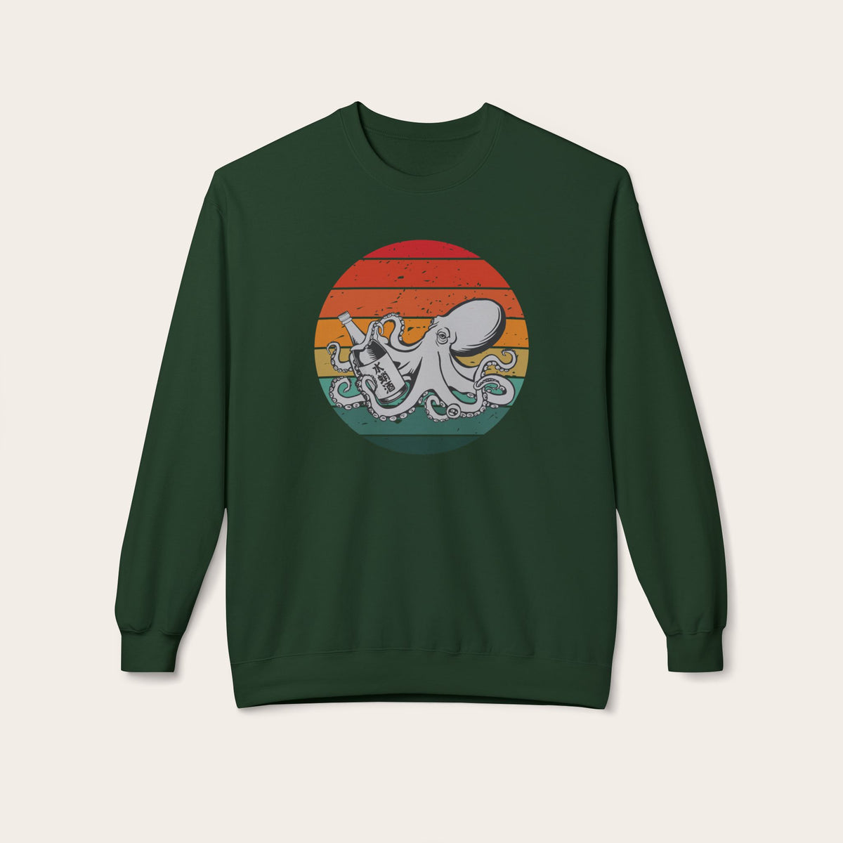Sake Octopus Sunset Sweatshirt
