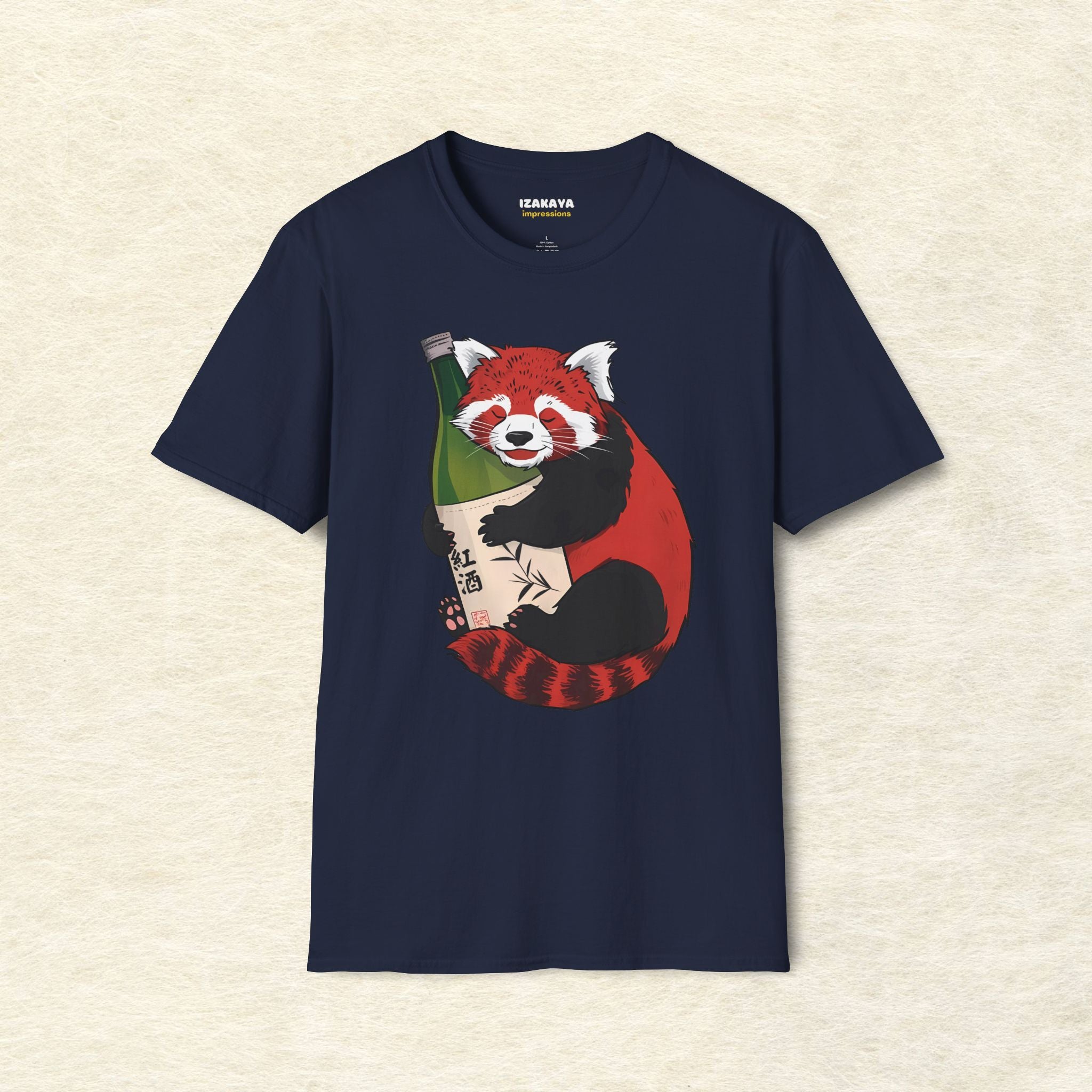 Sake Loving Red Panda T-Shirt