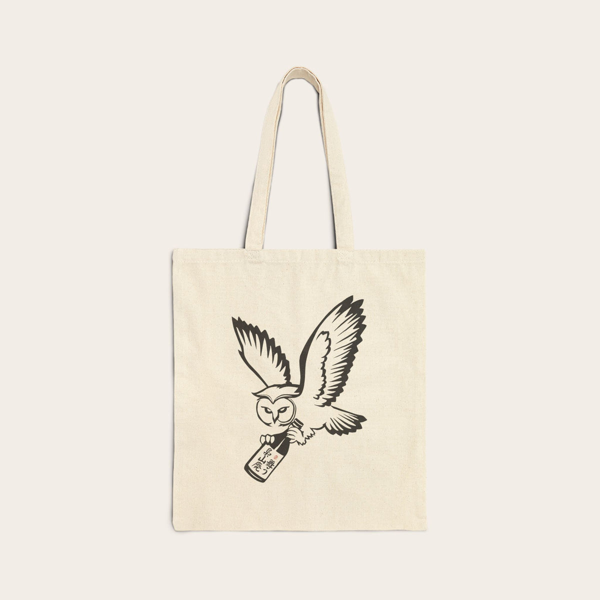 Sake Owl Tote Bag