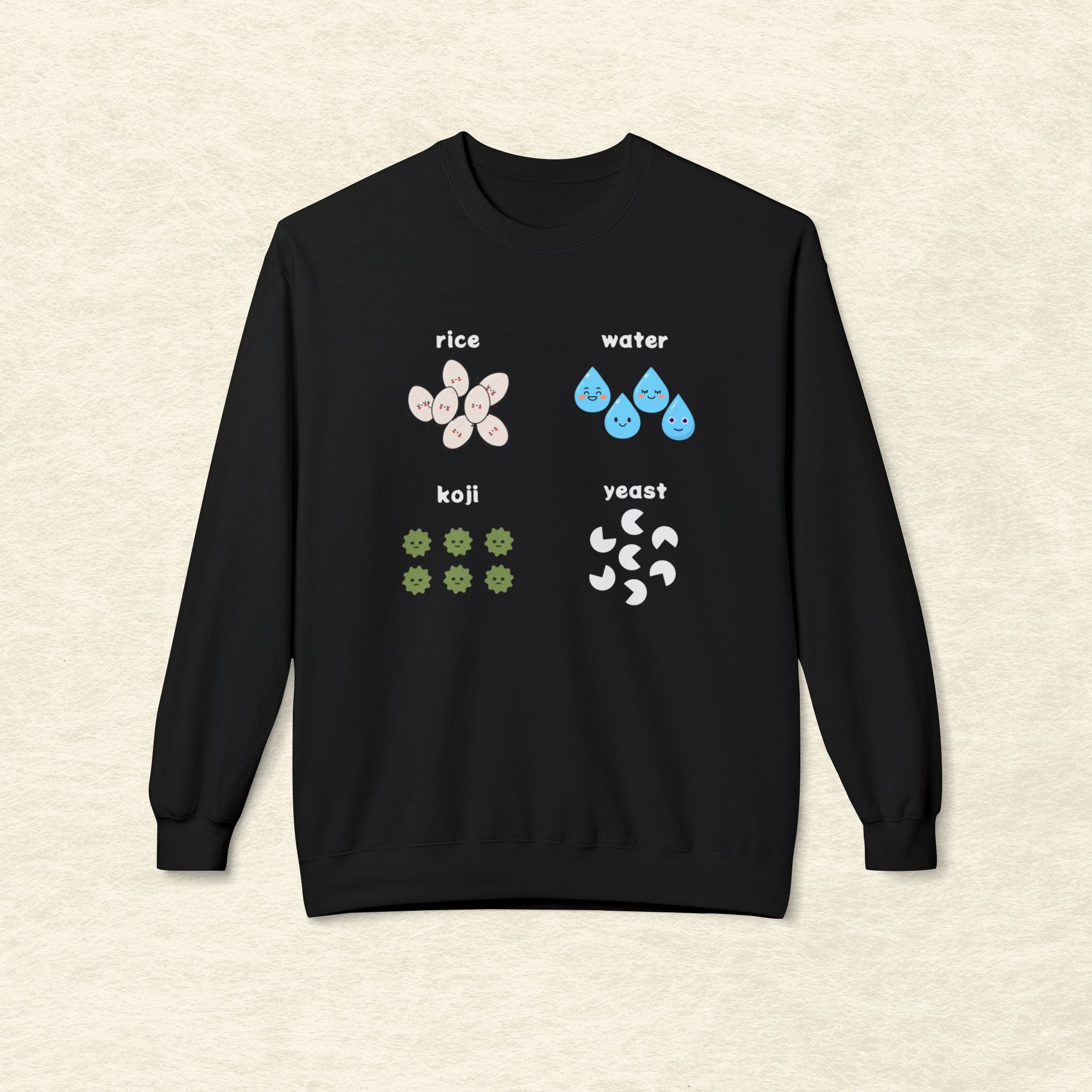 Sake Ingredients Sweatshirt