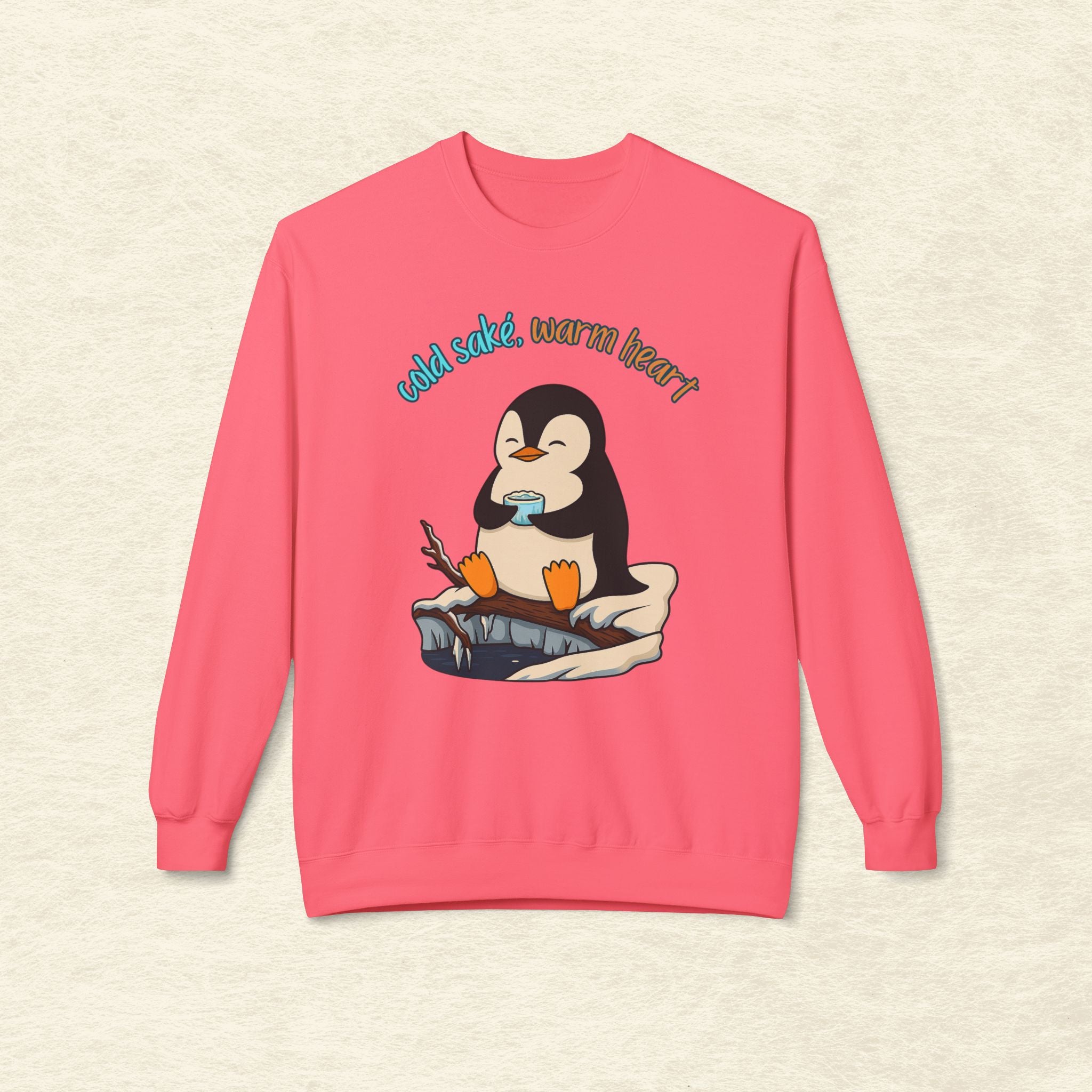Cold Sake Penguin Sweatshirt