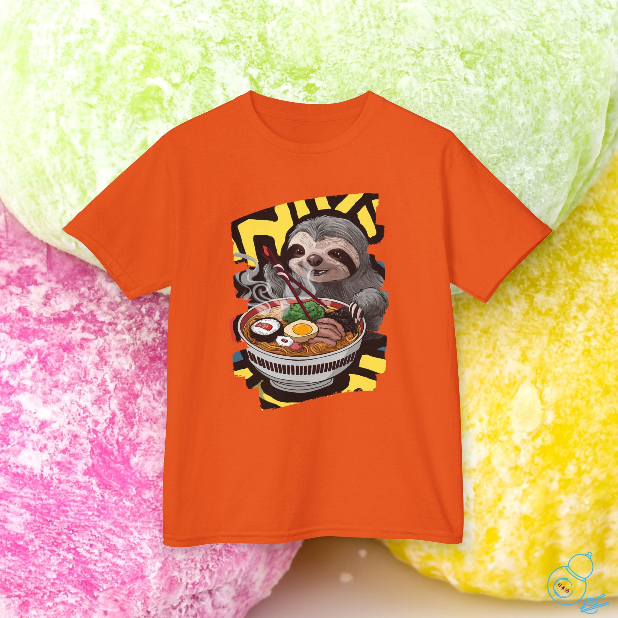 Ramen Sloth Kids T-Shirt