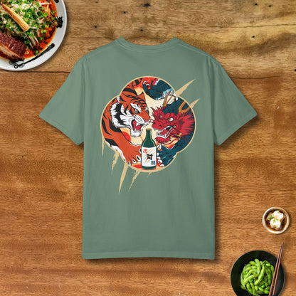 Premium Tiger VS Dragon Sake T-shirt