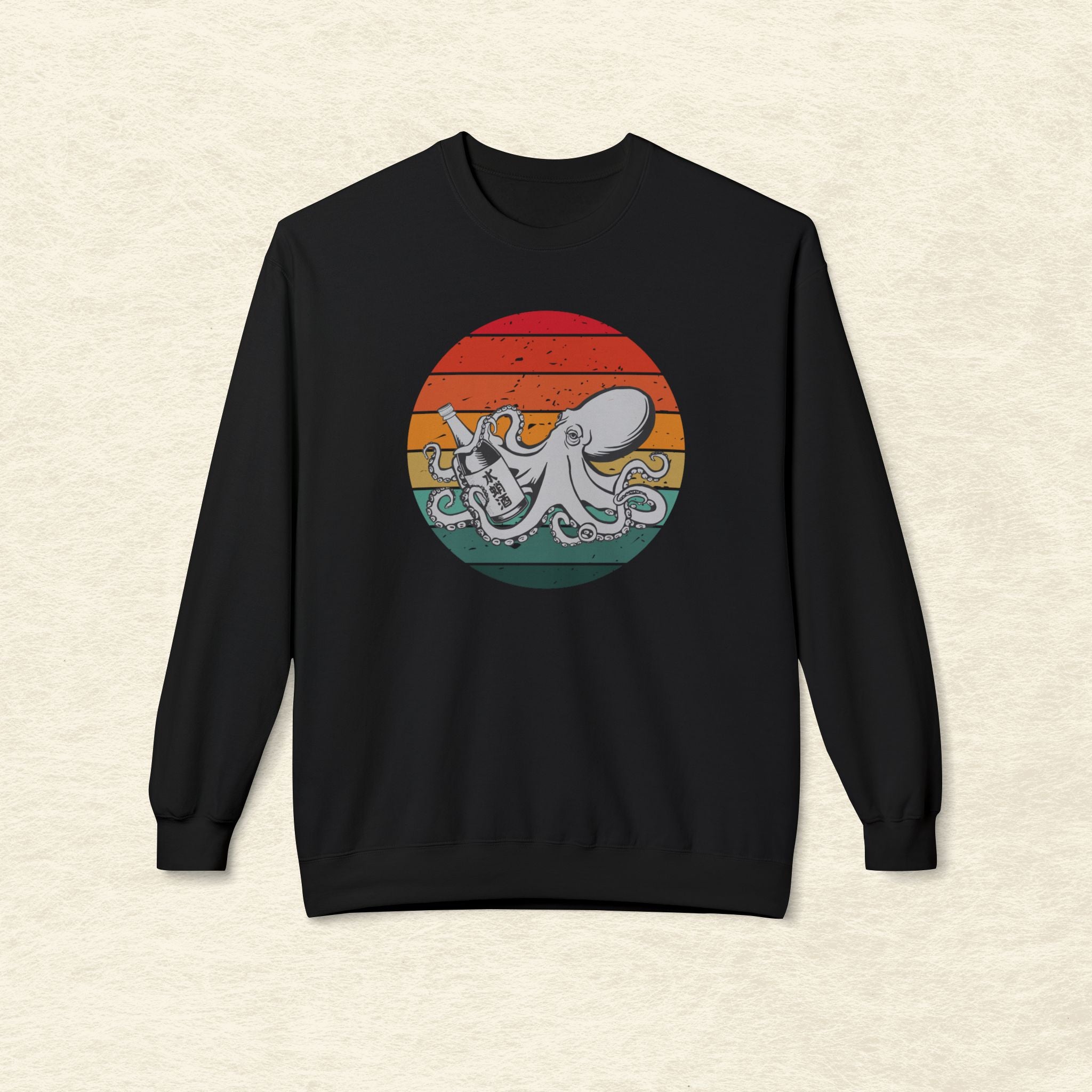 Sake Octopus Sunset Sweatshirt