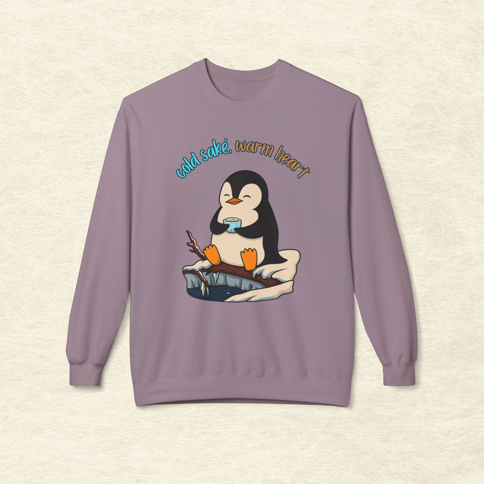 Cold Sake Penguin Sweatshirt