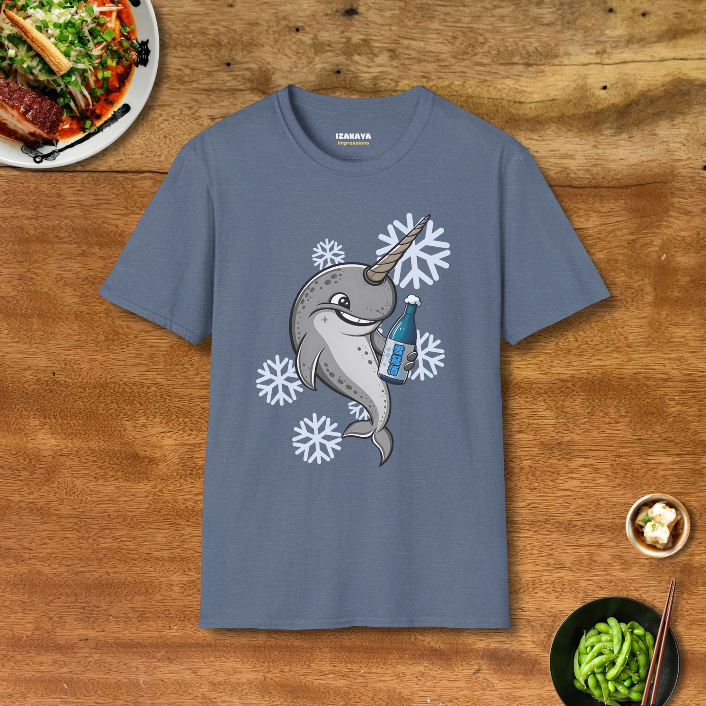 Narwhal Snowcap Sake T-Shirt