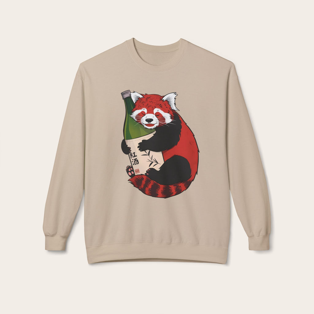 Sake Loving Red Panda Sweatshirt