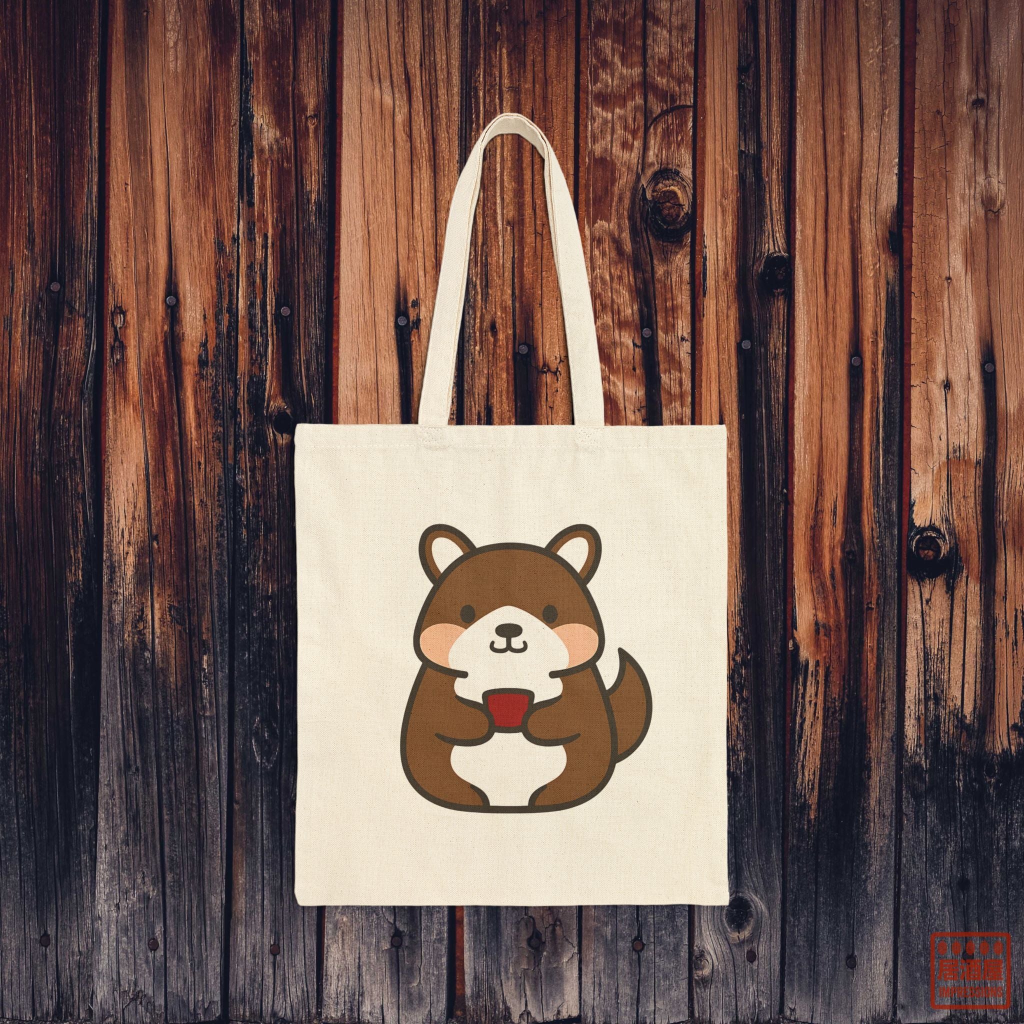Tanuki Sake Tote Bag