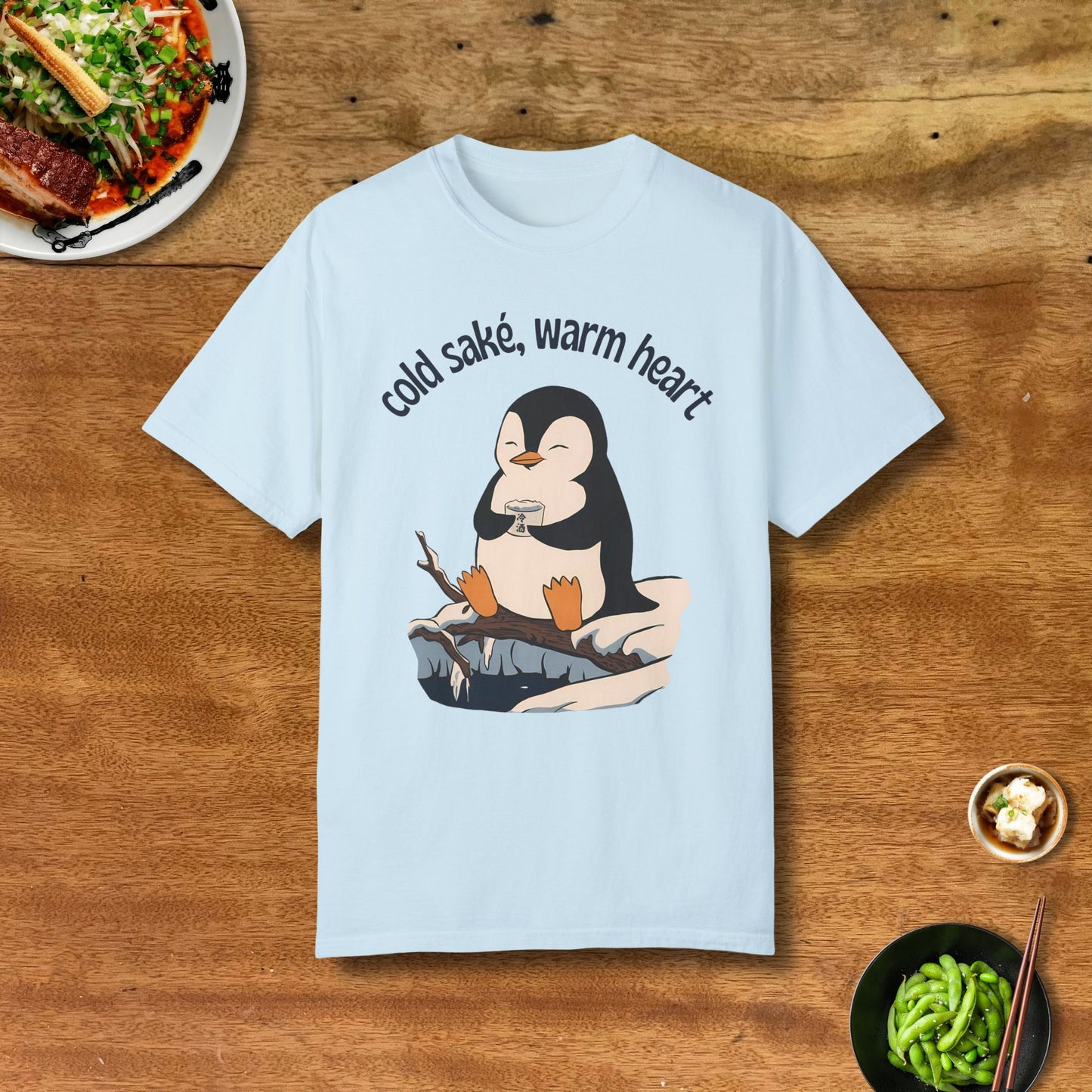 Premium Cold Sake Penguin T-shirt