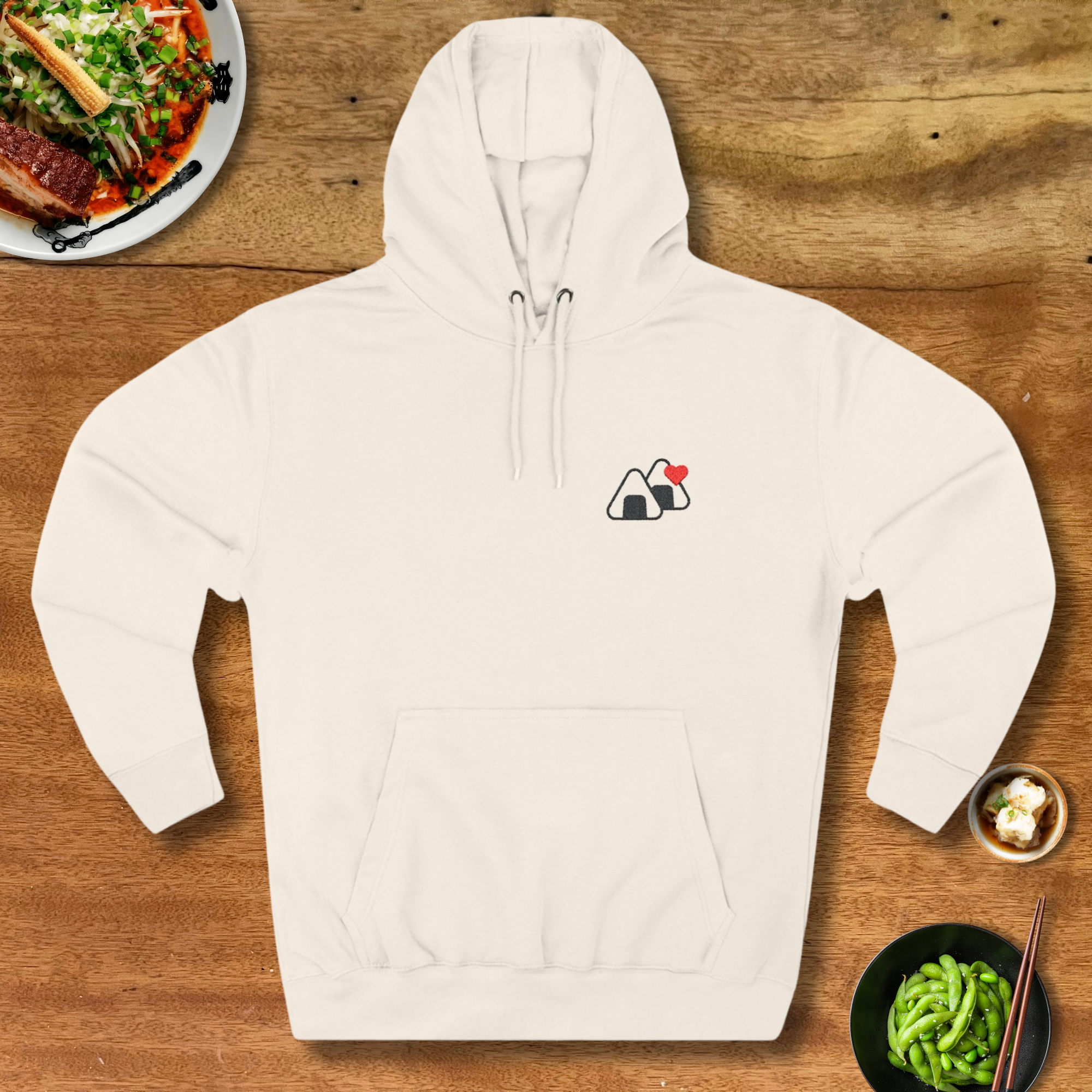 Onigiri Embroidered Hoodie