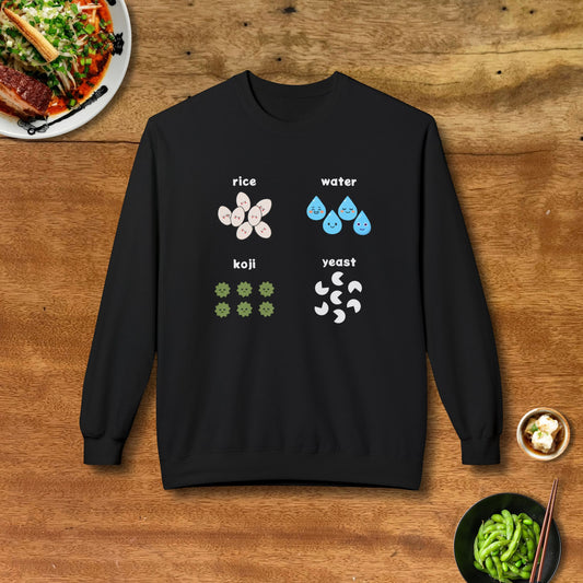 Sake Ingredients Sweatshirt