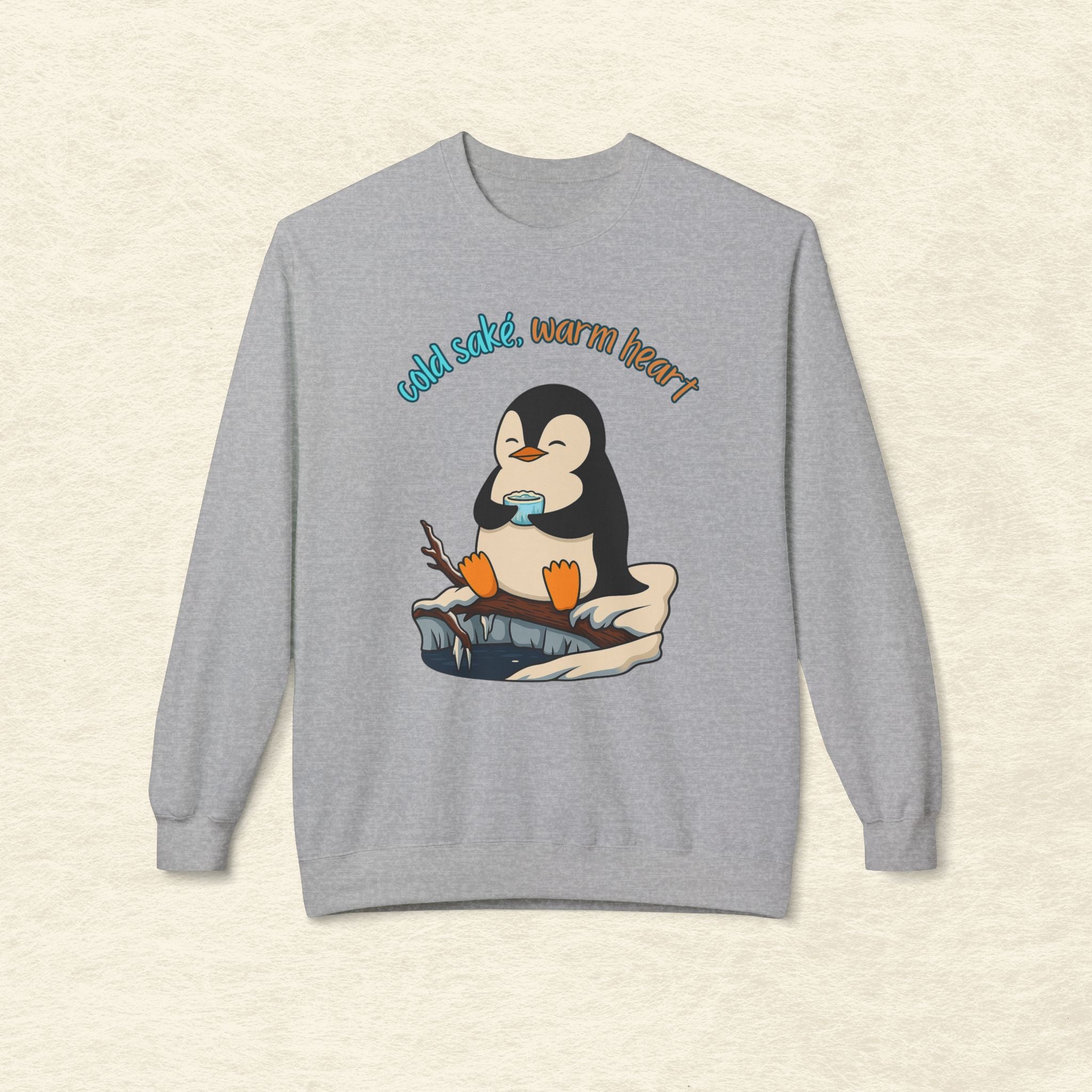 Cold Sake Penguin Sweatshirt