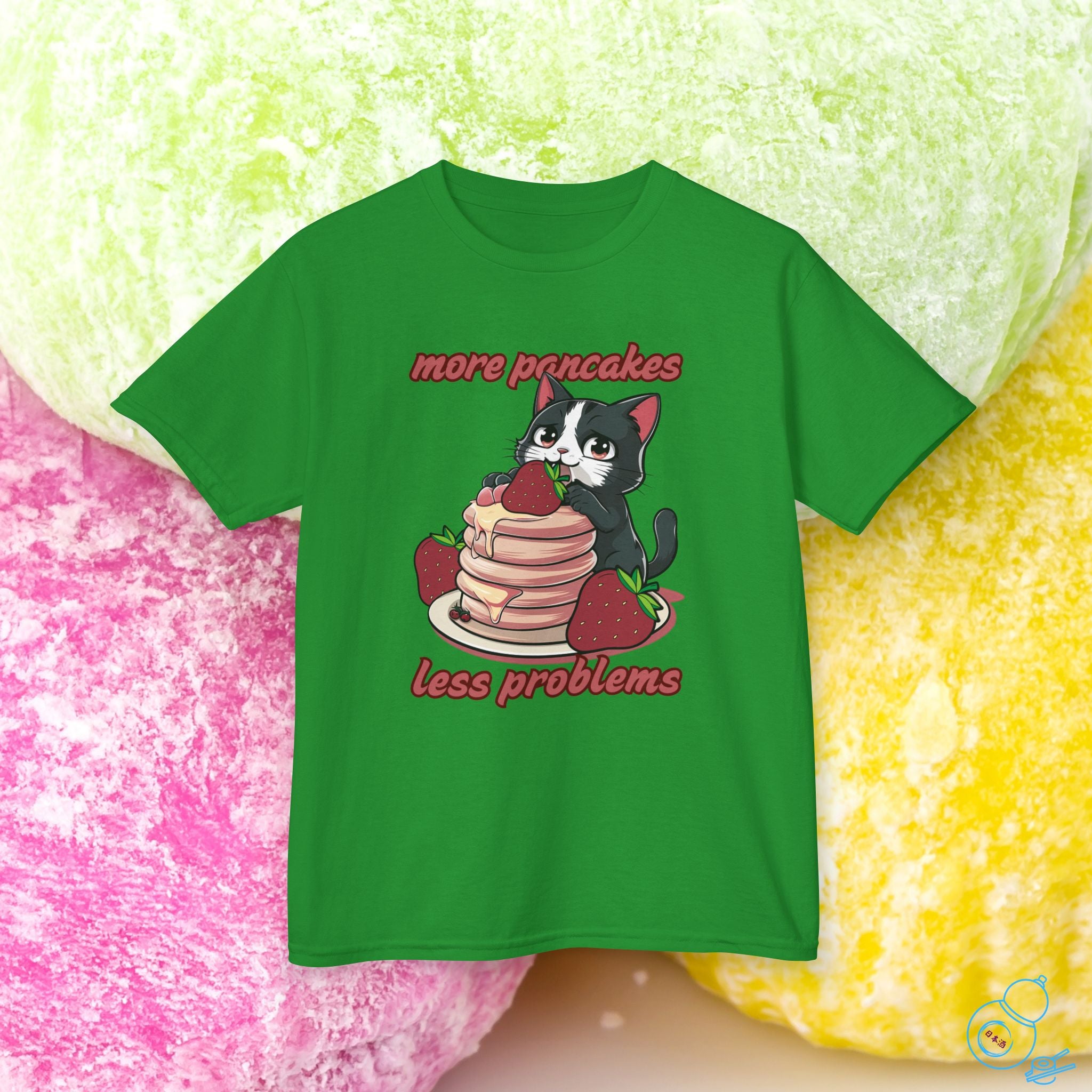 Pancakes Cat Kids T-Shirt