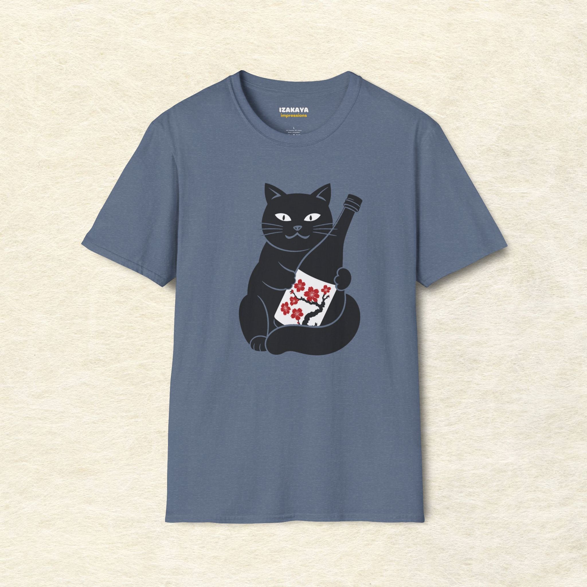 Sakura Sake Cat T-Shirt