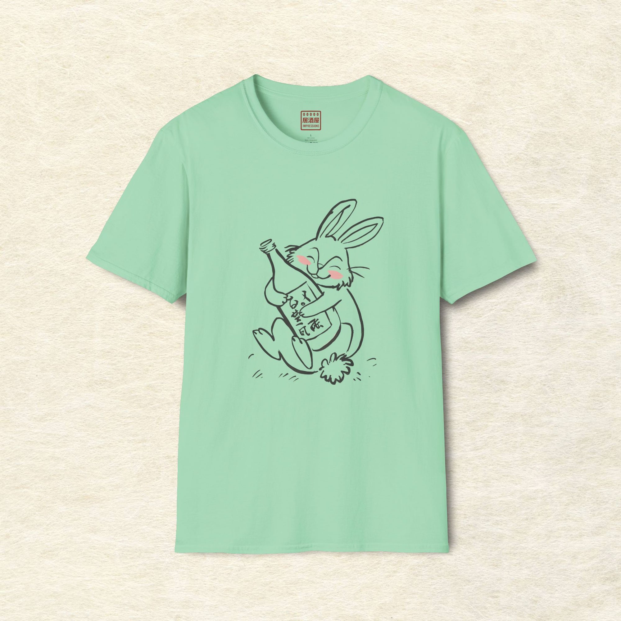 Happy Rabbit Sake T-Shirt