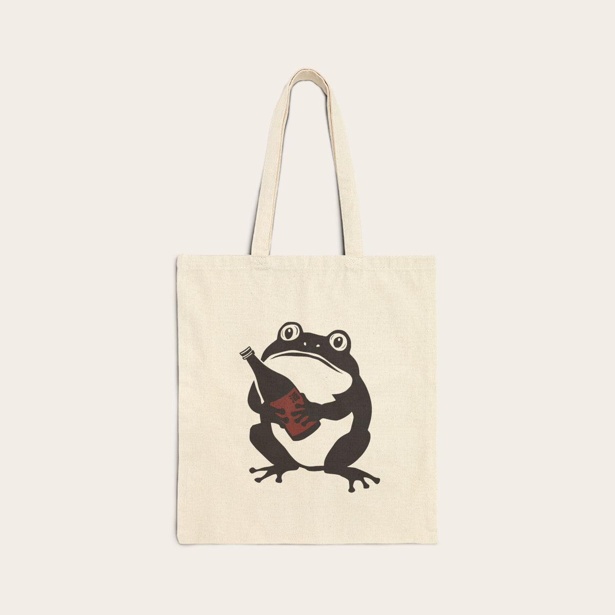 Sake Frog Tote Bag