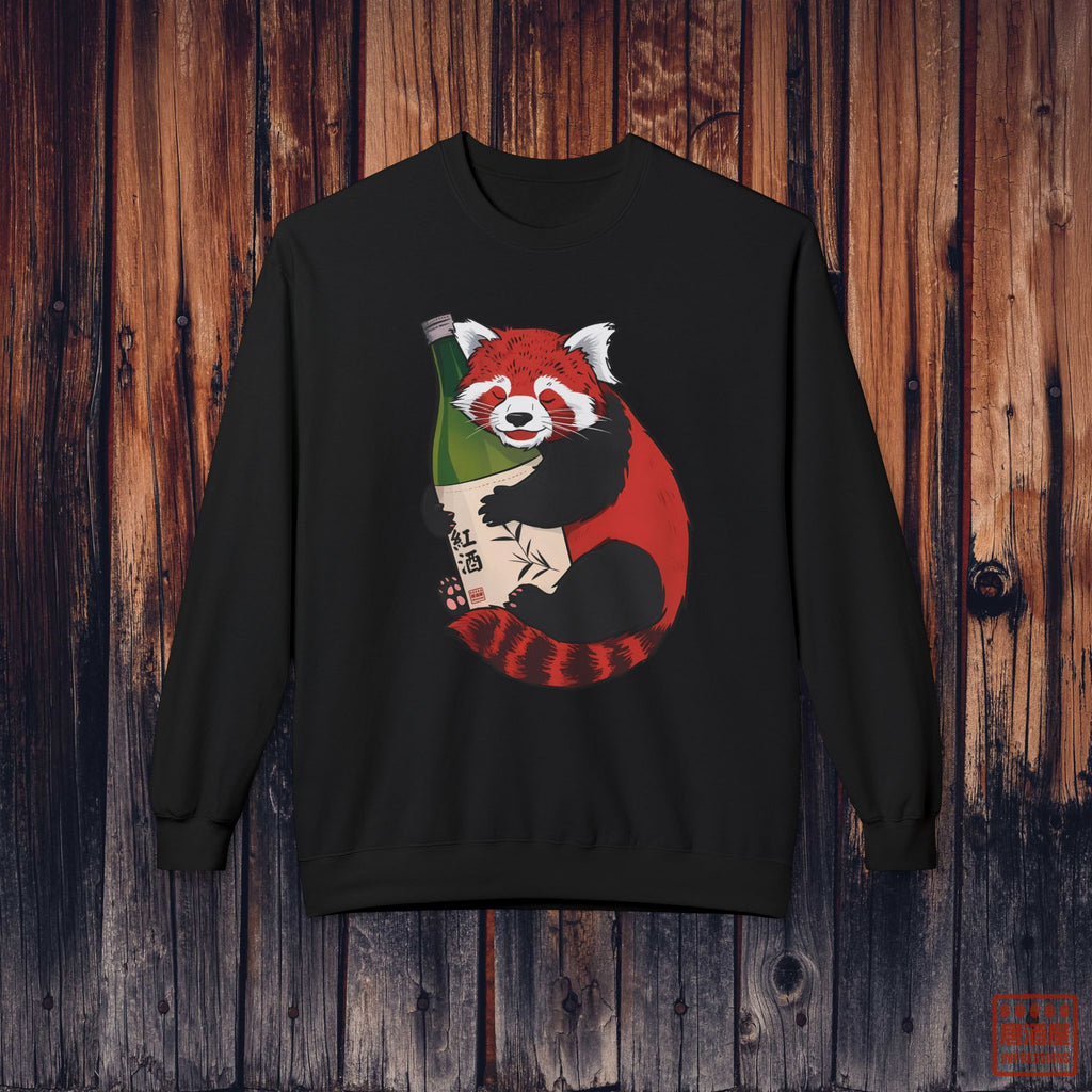 Sake Loving Red Panda Sweatshirt