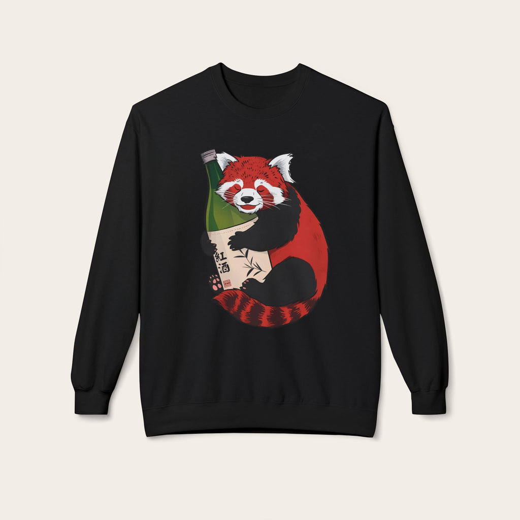 Sake Loving Red Panda Sweatshirt
