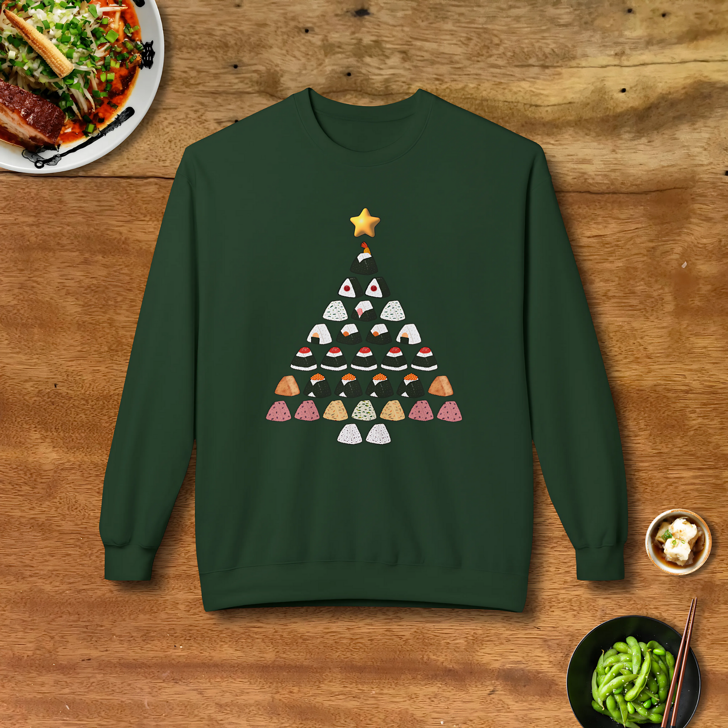 Onigiri Chirstmas Tree Sweatshirt (Holiday Exclusive)